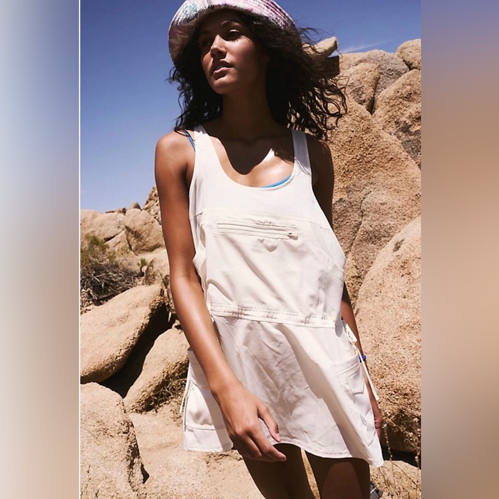 Free People Scenic Route White Mini Dress Size Medium